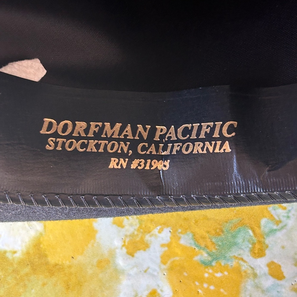 Vintage Dorfman Pacific Black Bowler Hat - Picture 6 of 7